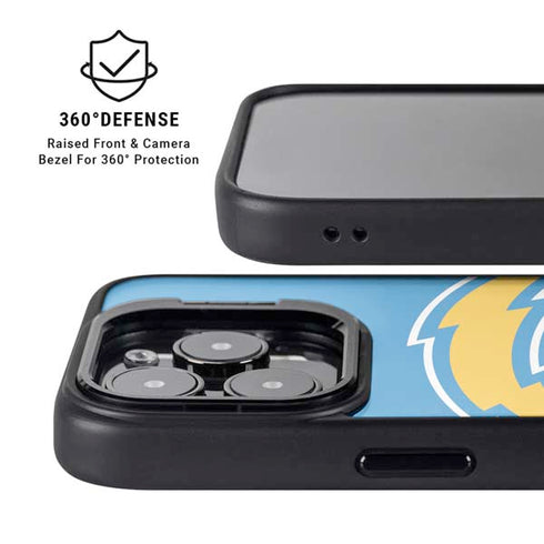 NFL Los Angeles Chargers Large Logo iPhone 16 Pro Kickstand Case